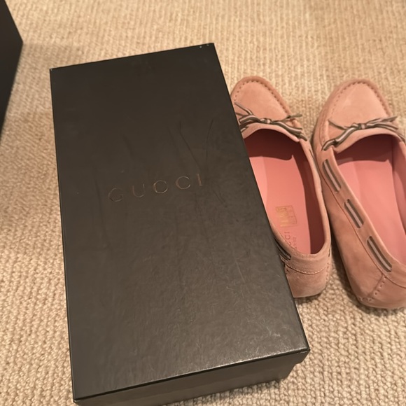 Gucci pink suede loafers “rose” colored - Picture 7 of 7